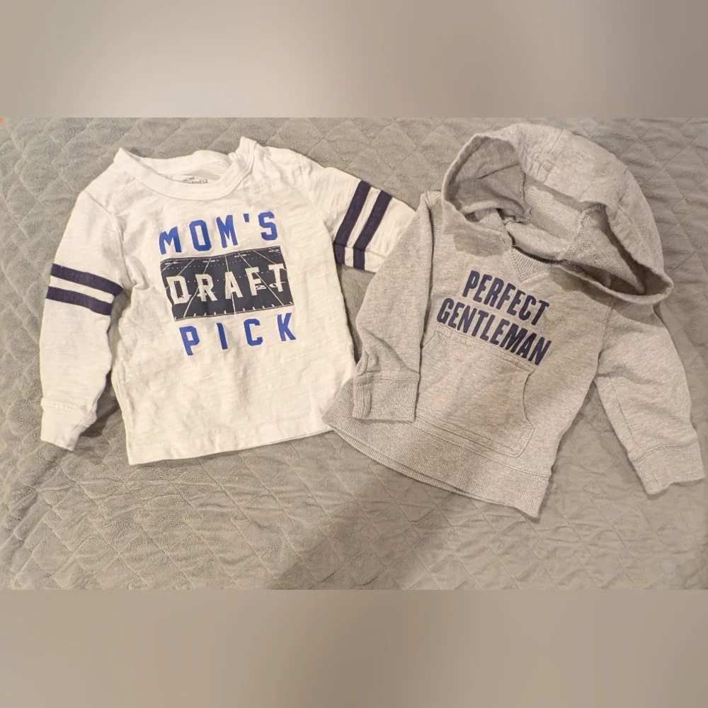 12M Navy Blue Kids Athletic Pants Outfit